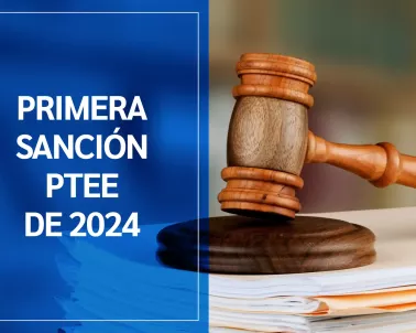 Primera sanción PTEE de 2024. Imagen Freepik